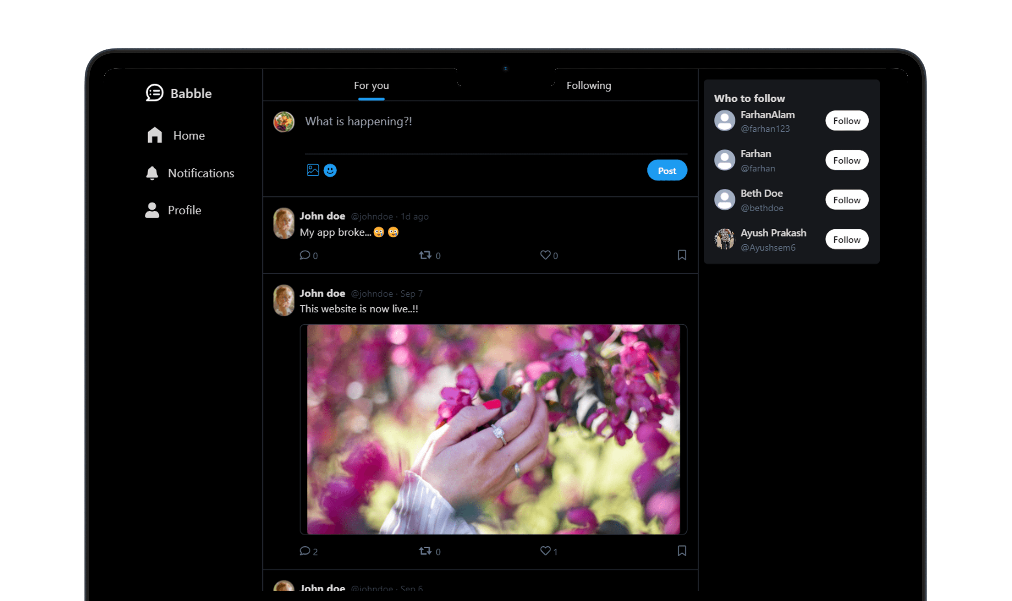 Social Media Platform